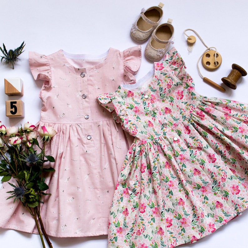 Baby Girl/'s infant Tutu Dress with a peony flower in front toddler/'s summer
