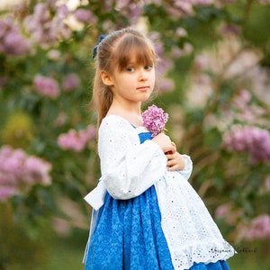 Belle Everyday Blue Provincial Dress, Belle toddler dress image 3