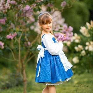 Belle Everyday Blue Provincial Dress, Belle toddler dress image 4