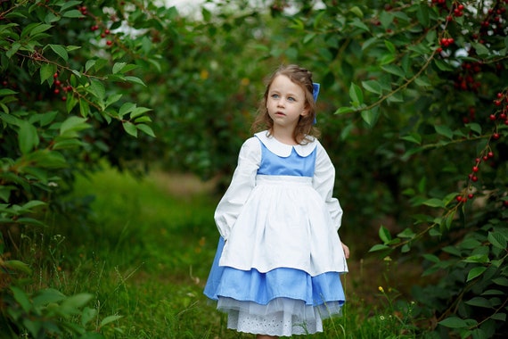 Belle robe provinciale bleu tous les jours robe Belle pour tout petit Etsy France