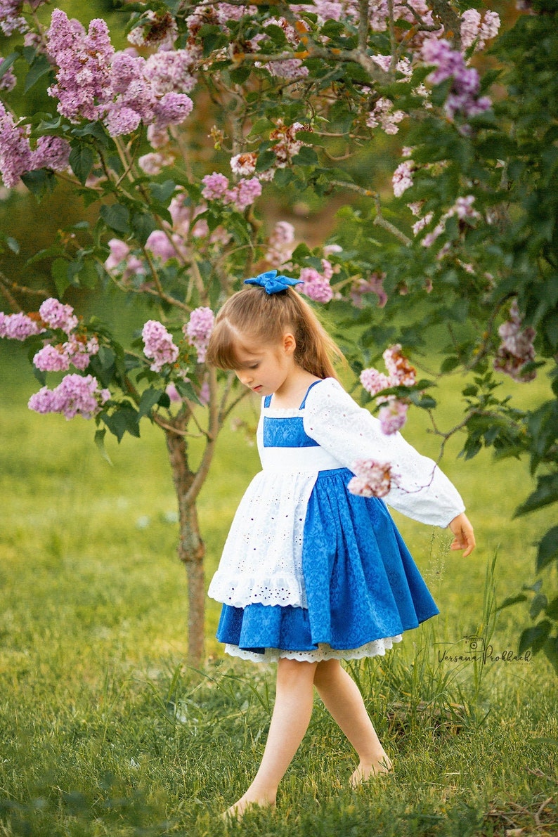 Belle Everyday Blue Provincial Dress, Belle toddler dress image 1