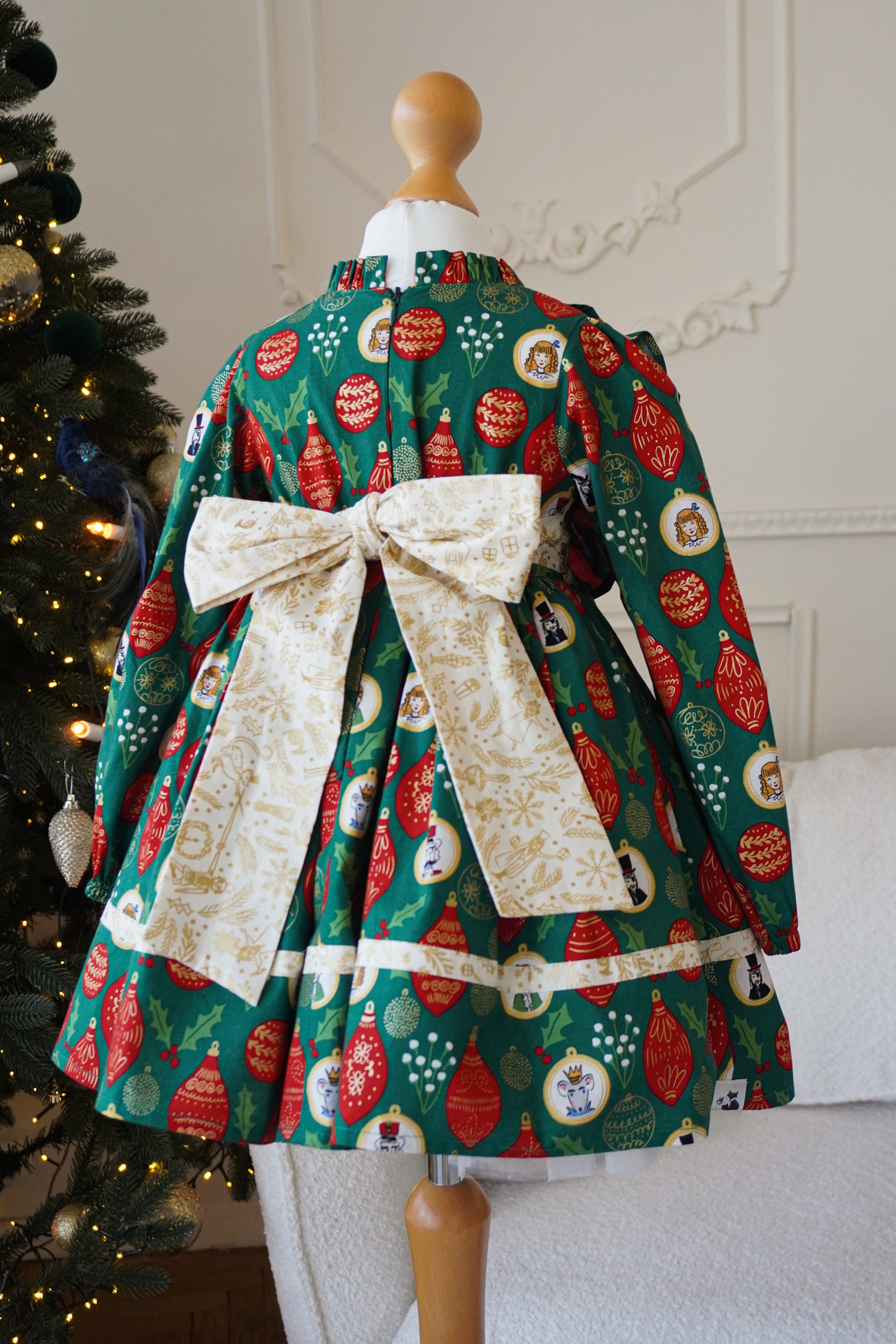 Nutcracker Christmas Dress, Holiday Toddler Girl Outfit - Etsy