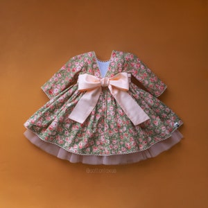 Flower girl dress, Floral party dress, Easter baby dress