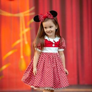 Minnie baby dress, Mouse baby dress, Minnie birthday dress, Mouse birthday dress, Minnie dress costume