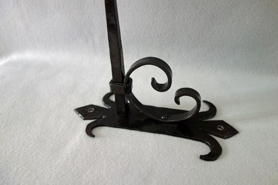Hand Forged Iron Decorative Plant Hanger Plant Hanger Wall Etsy