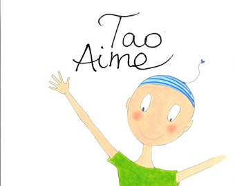 Livre pour les enfants Tao Aime