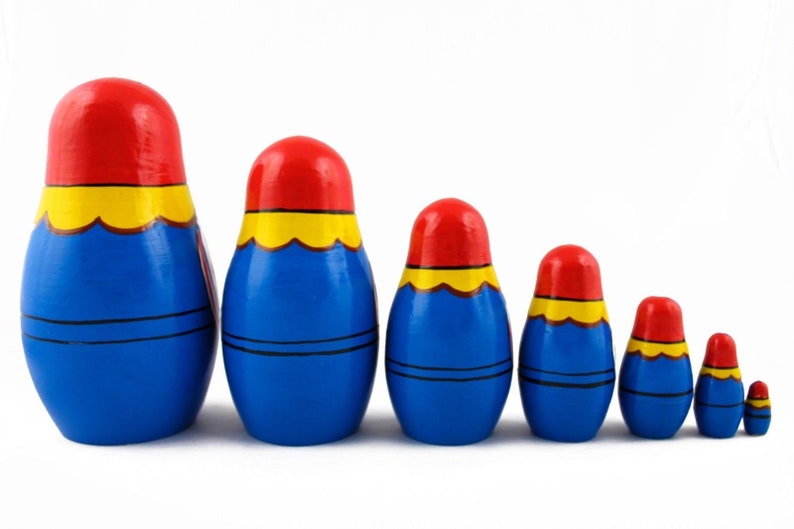 Nesting dolls Traditional Dutch Costume Handmade Wooden Toy Etsy