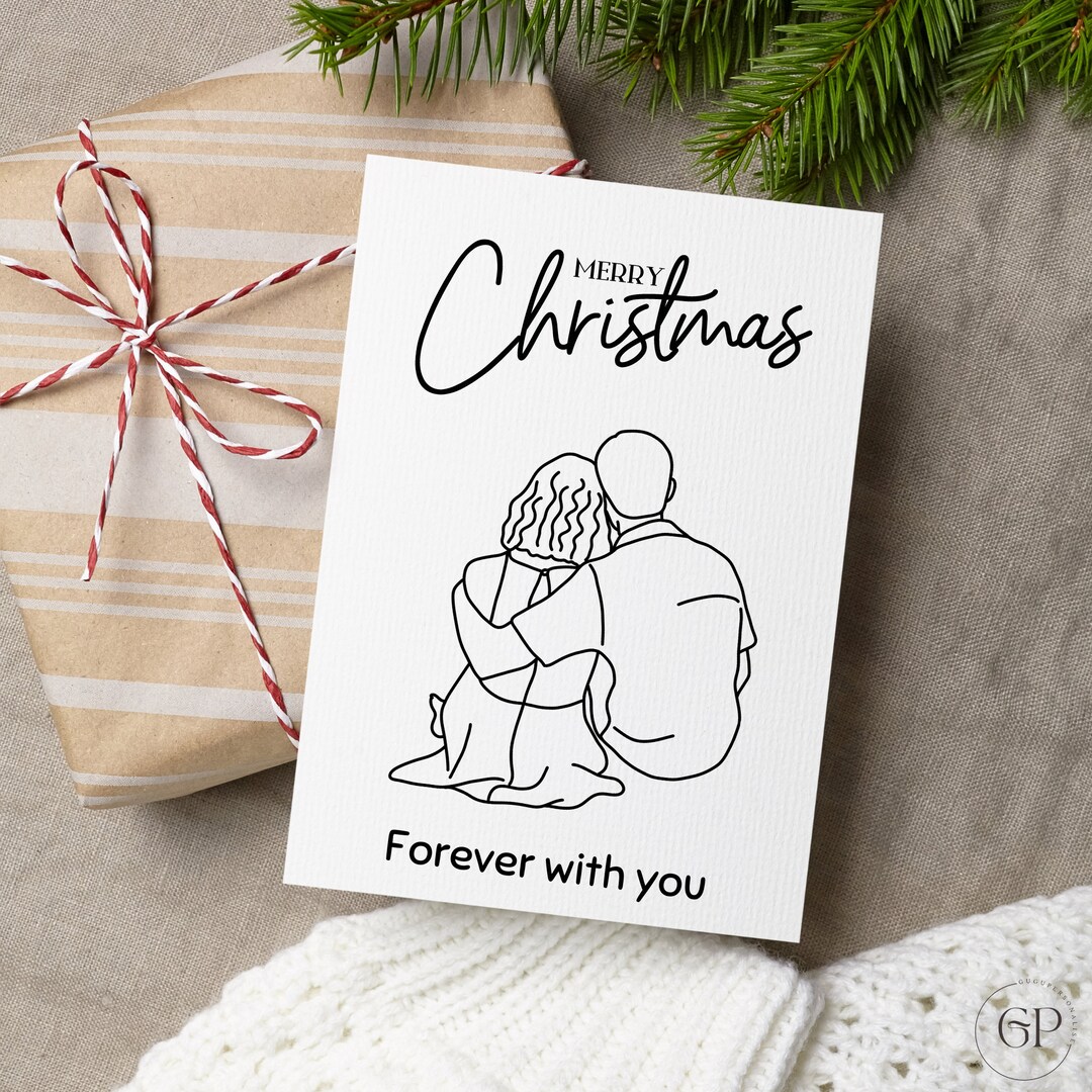 Personalised First Christmas Card as A Couple First Christmas Etsy UK