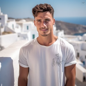 Custom Phone Single Line Portrait Tee, Meaningful Family Reunion Shirt