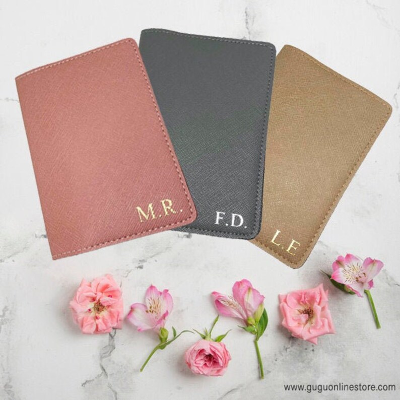 Passport Cover Initials Name Engrave Laser Personalised Etsy