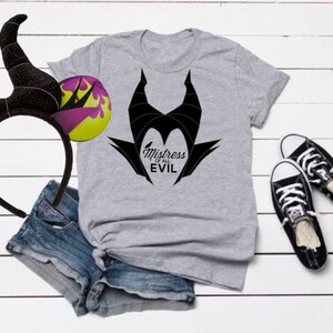 Disney&#39;s Maleficent inspired &quot;Mistress of all evil&quot; Tshirt