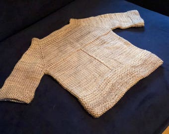 Handknit Superwash Merino Toddler Sweater