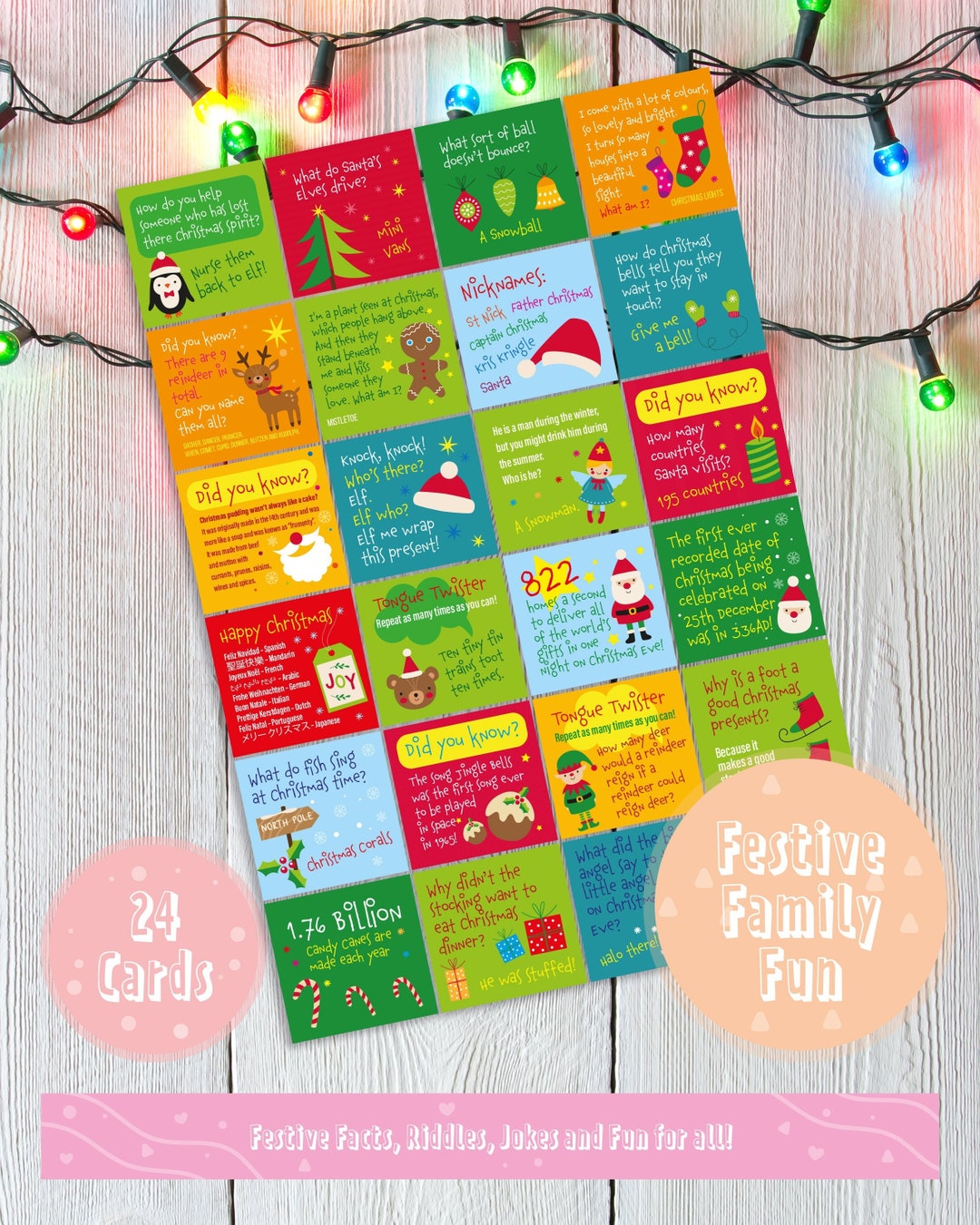 Christmas Advent Calendar Filler, Beautiful Christmas Designs