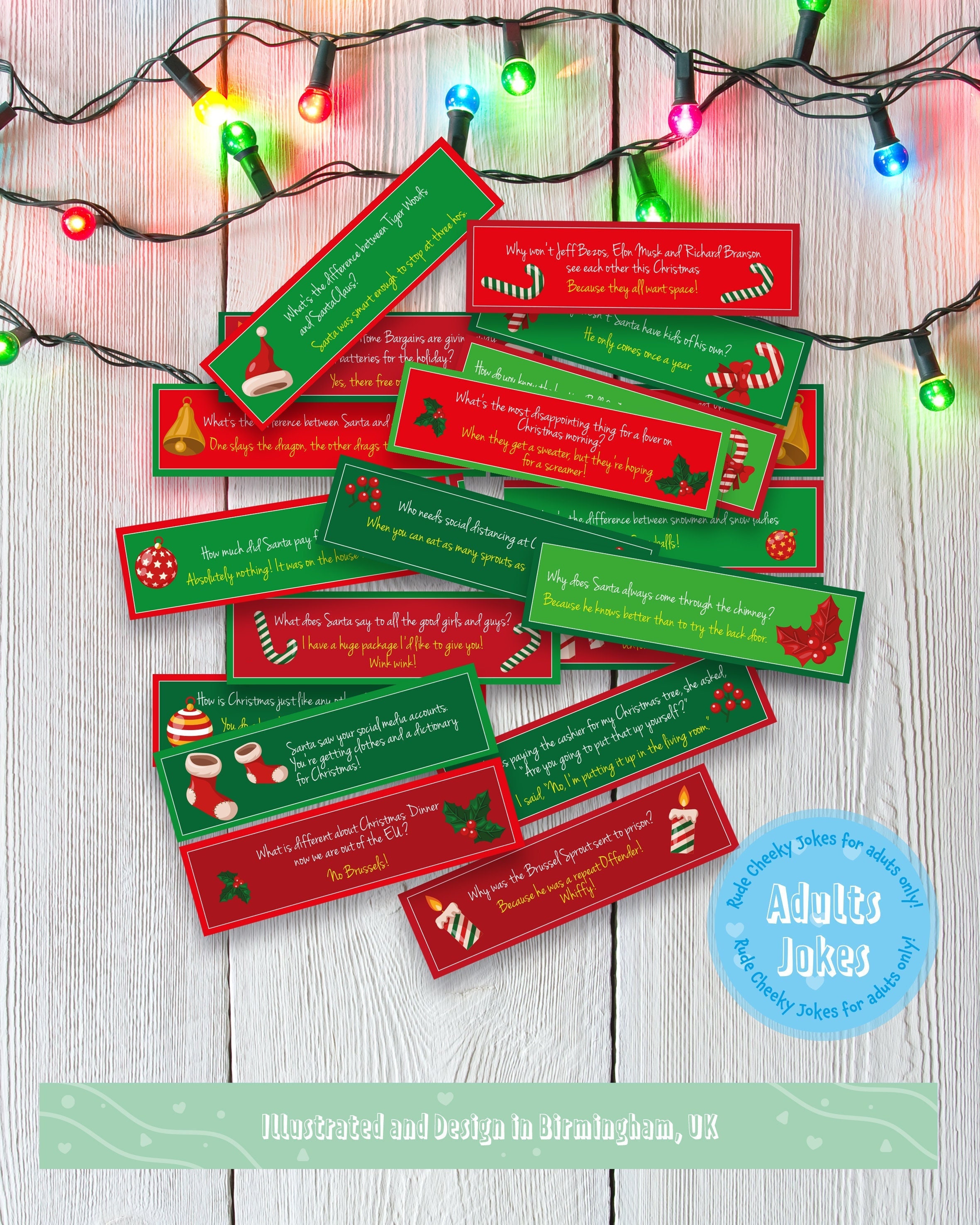 Adult Christmas Jokes Adult Christmas Humour Adult Etsy UK