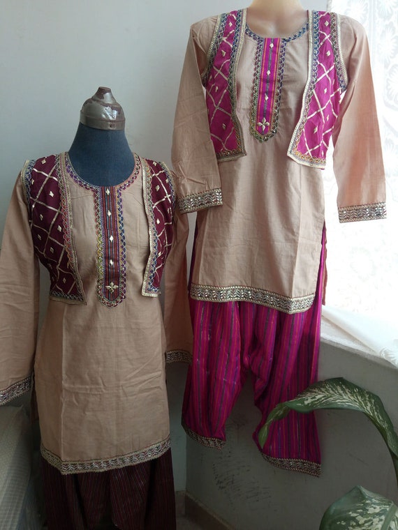 Pakistani Gota Work Dress Gota Dress Dress for teen Etsy