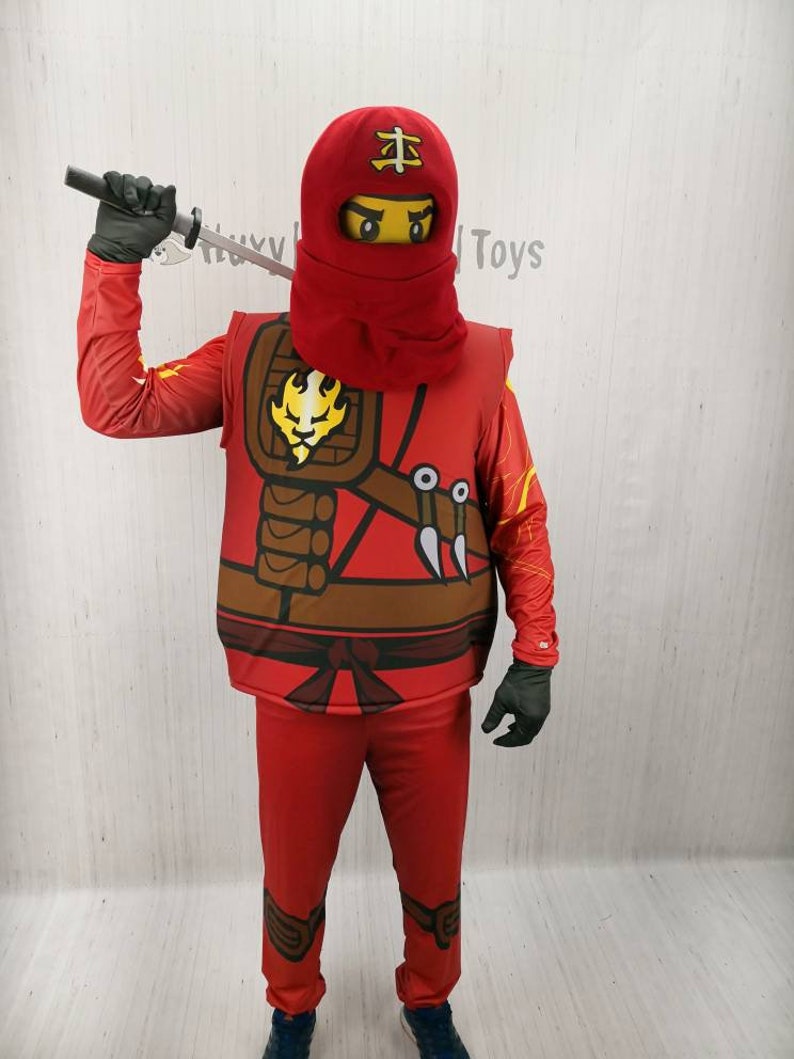 Ninjago costumes unisex adult size Kai costume Lloyd Etsy