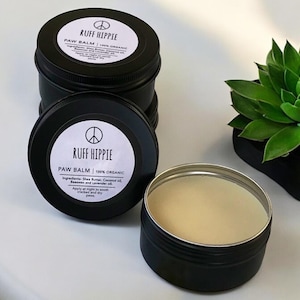 Organic Dog Balm// Paw Balm// Snout Balm// Hot Spot Balm. Rescue dog Gift// Puppy Gift.