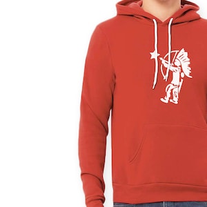 90s Lucky Indian Shooting Star Premium Unisex Hooded Sweatshirt