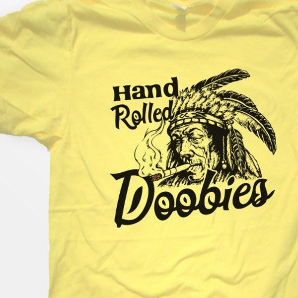 Hand Rolled Doobies Vintage Tobacco Native American Premium Unisex Long Sleeve T-shirt