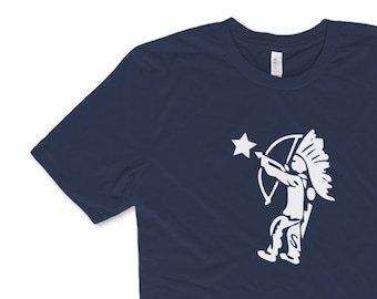 90年代ラッキーインディアンシューティングスタープレミアムユニセックスTシャツ