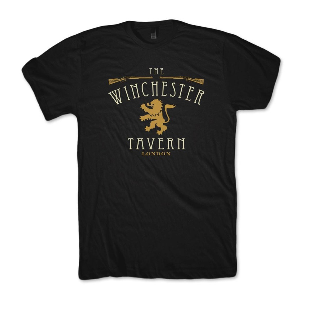 Shaun Winchester Tavern Pub T shirt Dead Zombie Movie Etsy shaun-winchester-tavern-pub-t-shirt-dead-zombie-movie-etsy