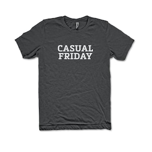ShirtLoaf Casual Friday T-shirt Business Casual T-shirt on Athletic Heather Bella + Canvas 3001 Premium Unisex Short Sleeve T-shirt