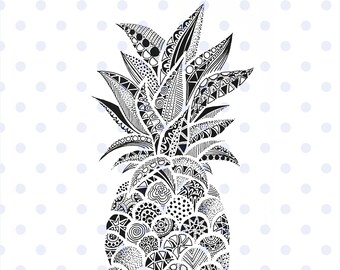 Download Pineapple silhouette | Etsy