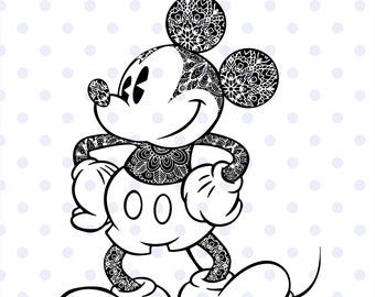 Download Mandala mickey | Etsy