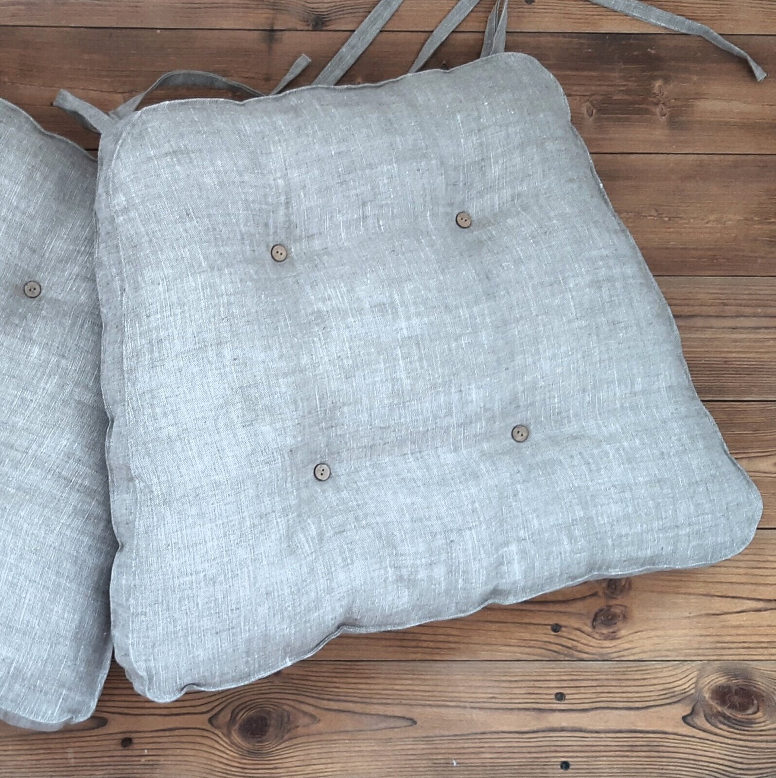 Burlap Chair Pad Etsy