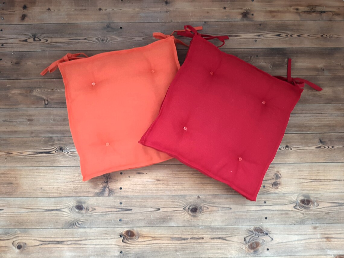 Dining chair pad custom chair cushion bench cushion seat | Etsy