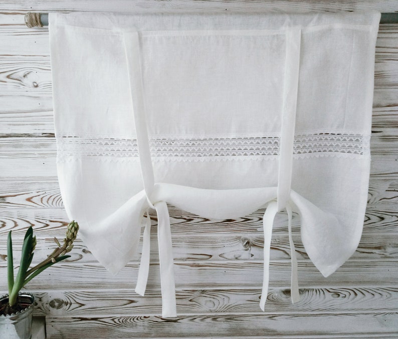 rustic curtains Kitchen curtains farmhouse curtains panels country curtains linen cafe curtains linen curtains panel