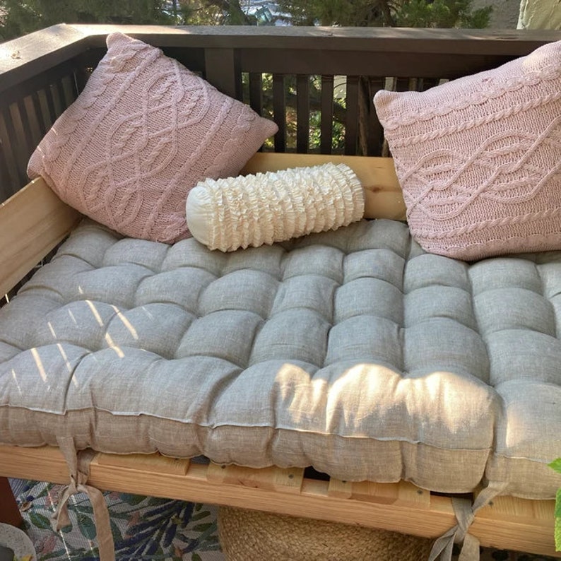 Custom Bench and Chair Cushion Outdoor and Indoor Dine Etsy