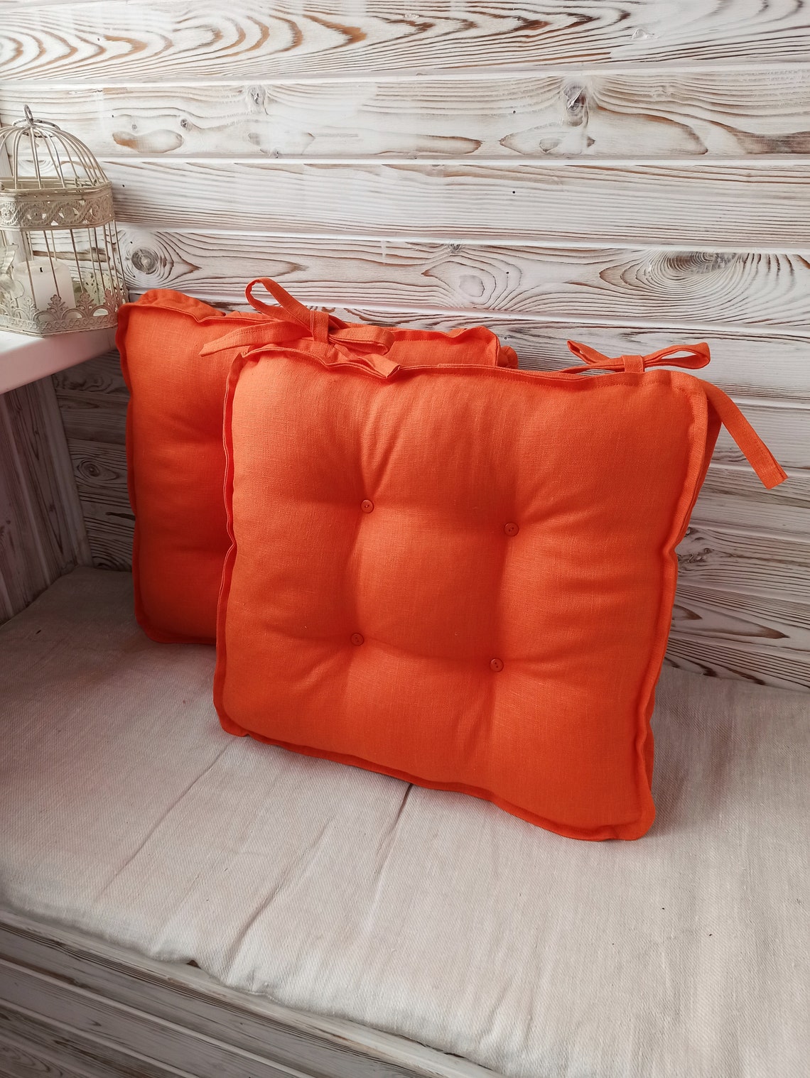 Bench and Chair Cushion Custom Indoor and Outdoor Dine Etsy