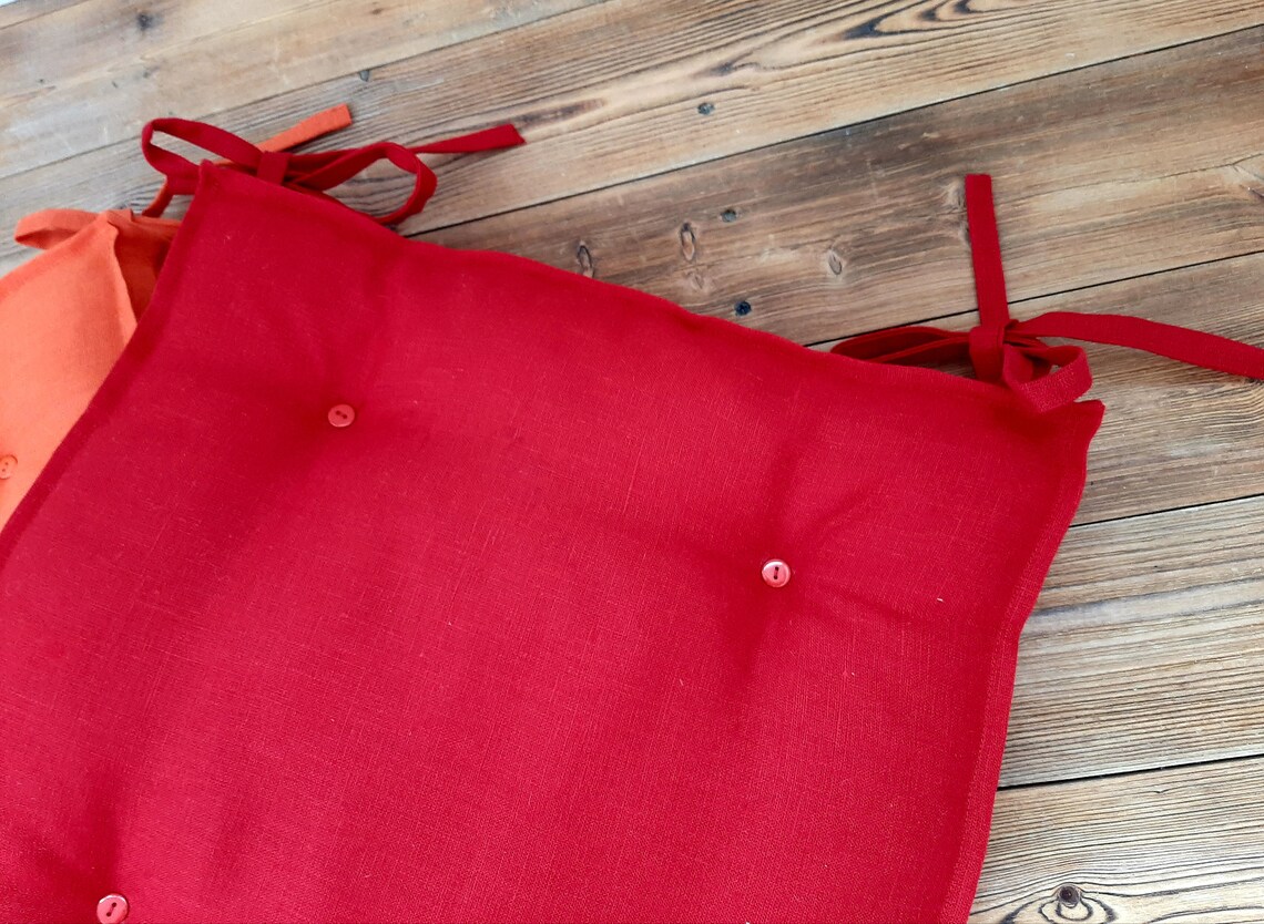 Dining chair pad custom chair cushion bench cushion seat | Etsy