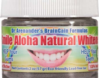 Activated Charcoal Teeth Whitening Powder - Super Effective - Tastes Great! Safe & Healthy - Organic, nonGMO - Helps Teeth as You Whiten!