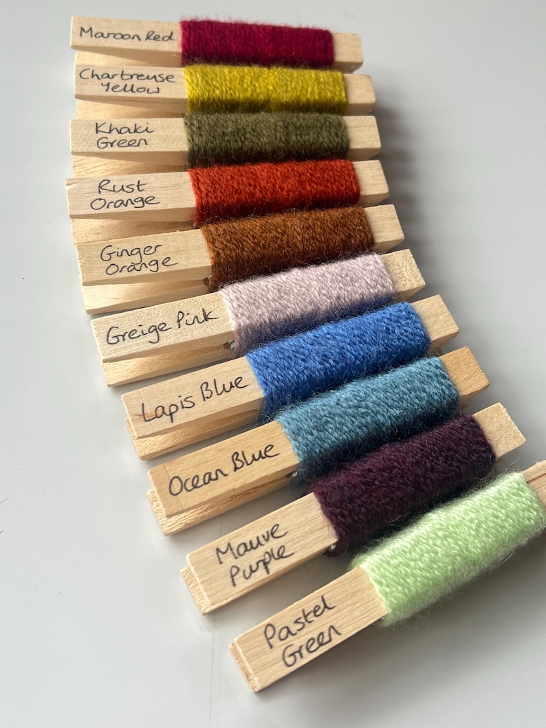 Paintbox Simply DK New 2025 Colours Top up Pack of 10 Yarn Pegs - Etsy
