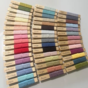 Stylecraft Naturals Bamboo and Cotton - set of 52 yarn pegs MADE TO ORDER
