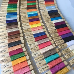 Scheepjes Catona yarn pegs - set of 113 MADE TO ORDER