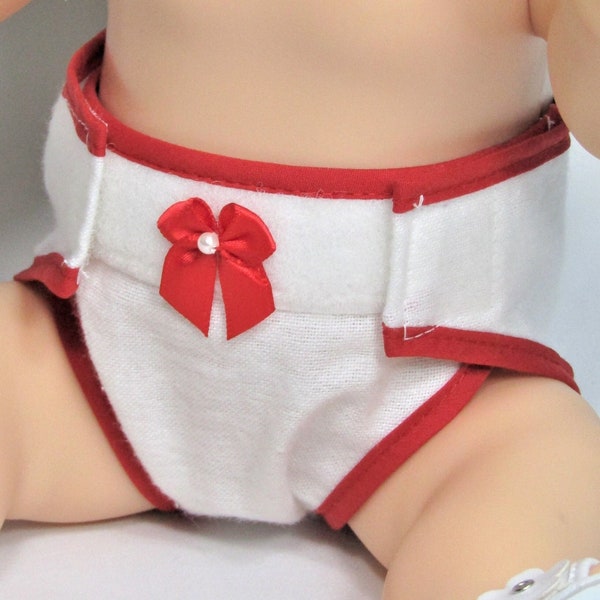 12 13 14 15 16 17 18 inch Baby Doll Diapers, Reborn Accessory, fit dolls like Corolle, Gotz, Lee Middleton, Madame Alexander, Thumbelina