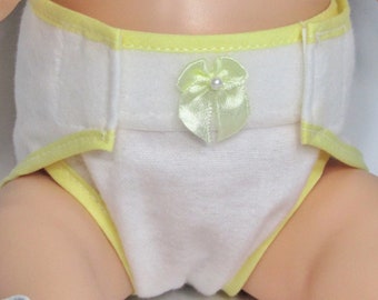9" - 13" Baby Doll Diaper, Fits Dolls like BabyAlive, Corolle, Gotz, Madame Alexander & more