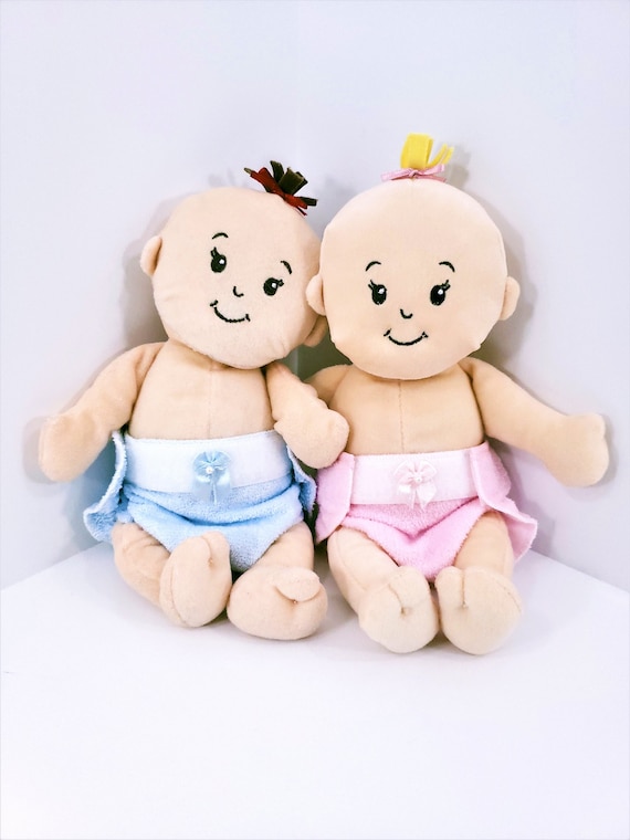 Fit Dolls Like 12 Inch WEE Baby Stella Pink and Blue Terry Cloth