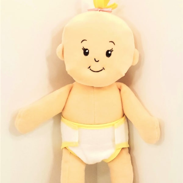 9-10-11-12-13 inch Small Doll Diaper Fit Dolls like 12 inch Wee Baby Stella, Soft Sculpt Boy/Girl Accessory, Teddy Bear Stuffed Animal Pants