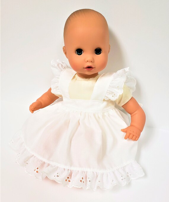 12-13-14 Inch 3pc Easter Doll Dress Pinafore Pantaloon Set, Reborn Baby  Outfit Fit Dolls Like Madame Alexander, Melissa Doug, Thumbelina - Etsy