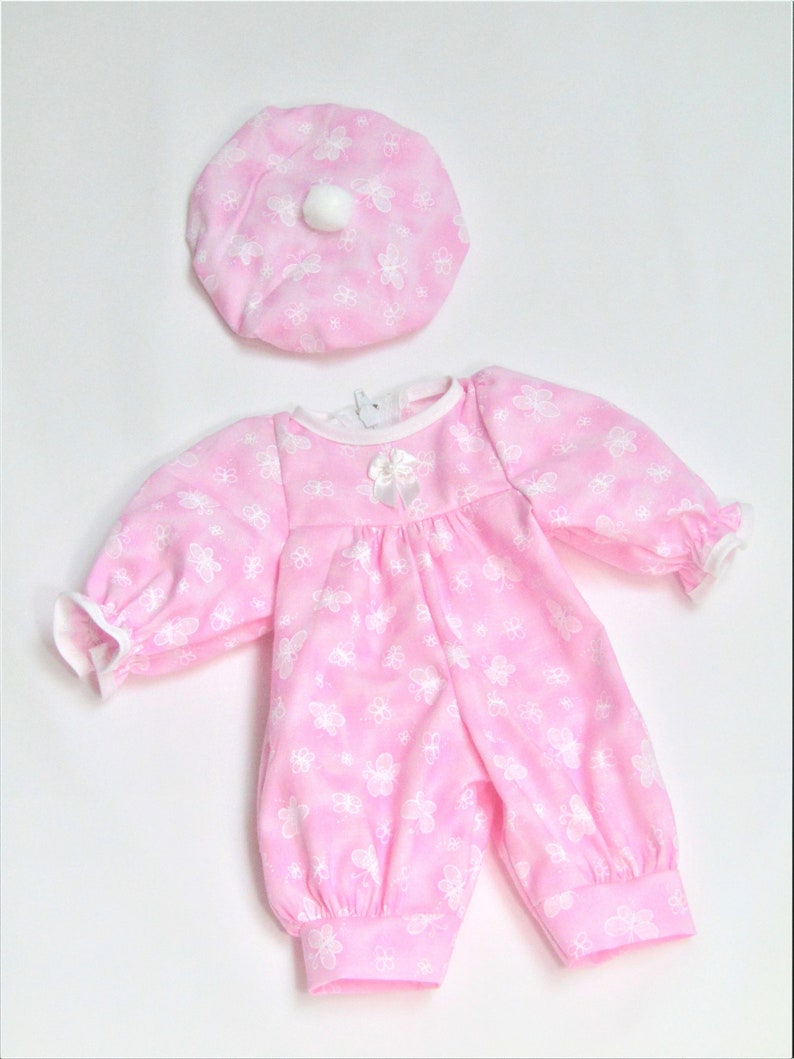 12 13 14 inch Small Doll Clothes, Baby Doll Romper, fit Dolls like Adora, Corolle, Gotz, Lee Middleton, Madame Alexander, Melissa & Doug image 3