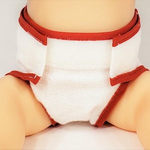 12-13-14-15-16-17-18 inch Doll Diaper Fits Dolls like Bitty Baby, Madame Alexander, Reborn Boy & Girl Doll Accessory, Silicone Baby Pants
