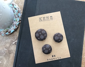 Handcrafted Vintage Fabric Magnets
