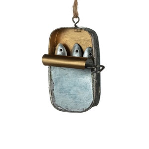 Tin of Sardines Quirky hanging ornament seagulls image 3
