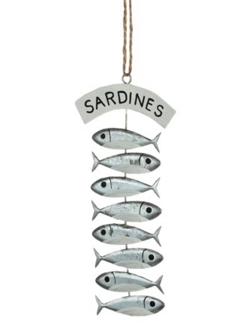 Tin of Sardines Quirky hanging ornament seagulls image 4