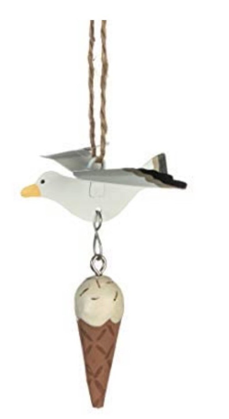 Tin of Sardines Quirky hanging ornament seagulls image 9