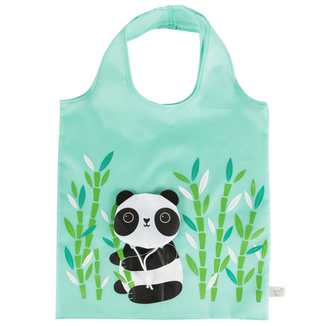 Sass and Belle Panda Reusable Foldable Shopping Bag | Etsy